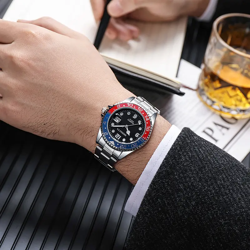 MODAIYA Classic Men's Watch Luxury Brand Quartz Watch Men's Silicone Strap Military Watch Relogio Masculino 2025