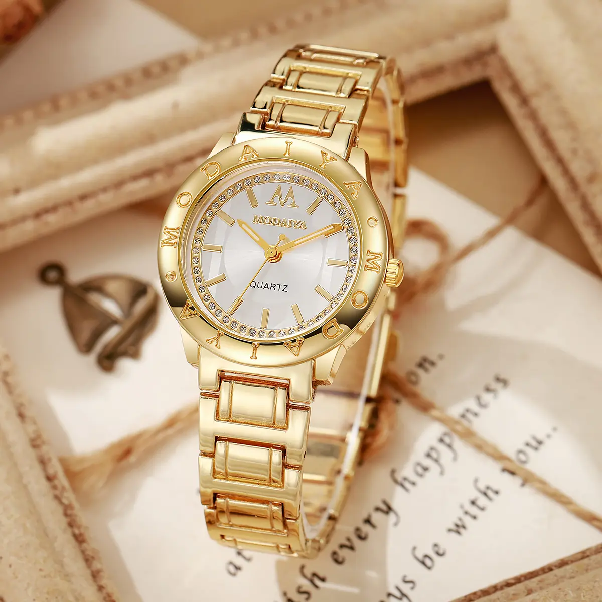 New Luxury Ladies Wristwatches Fashion Diamond Women's Quartz Watches Top Brand Woman's Gifts Clock