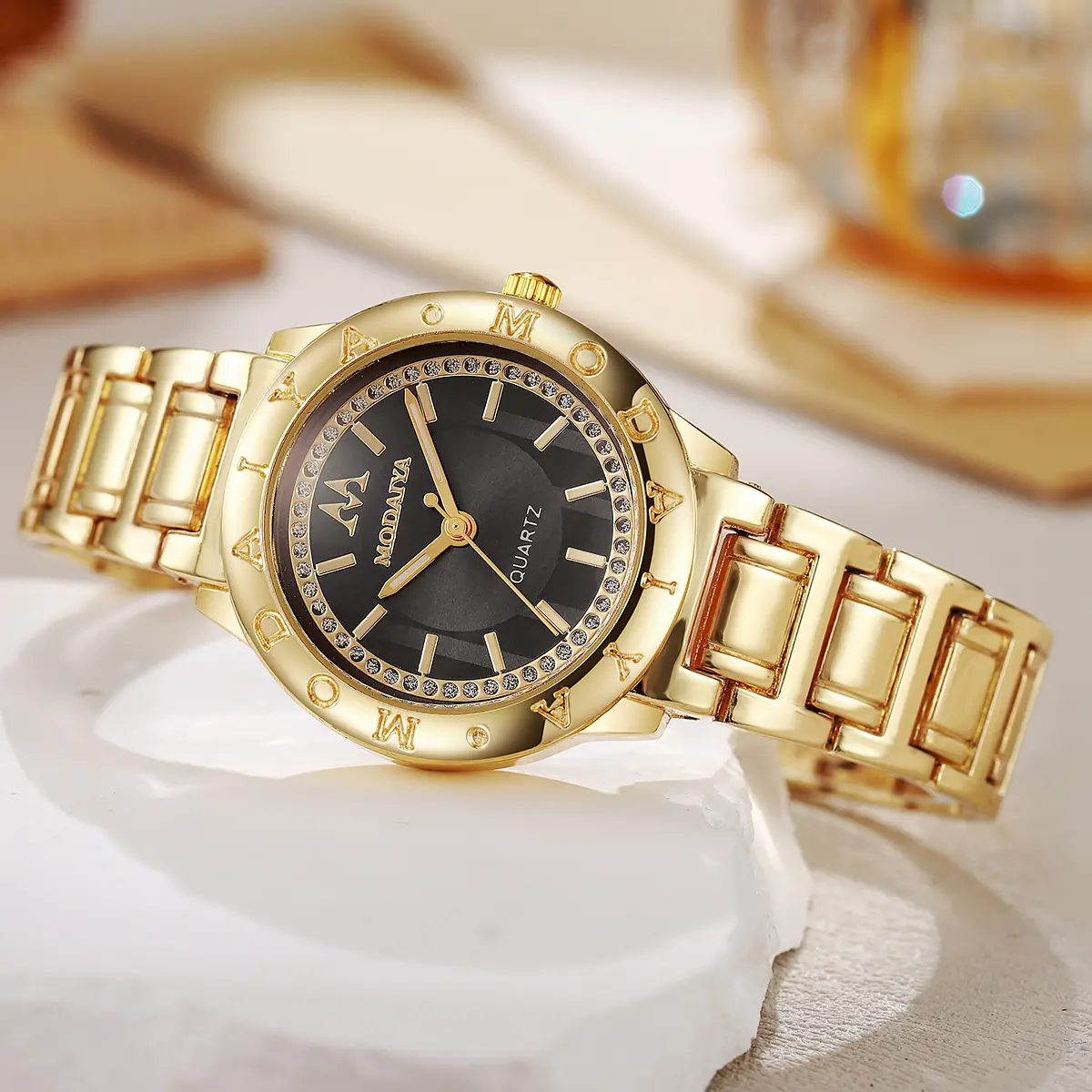 New Luxury Ladies Wristwatches Fashion Diamond Women's Quartz Watches Top Brand Woman's Gifts Clock