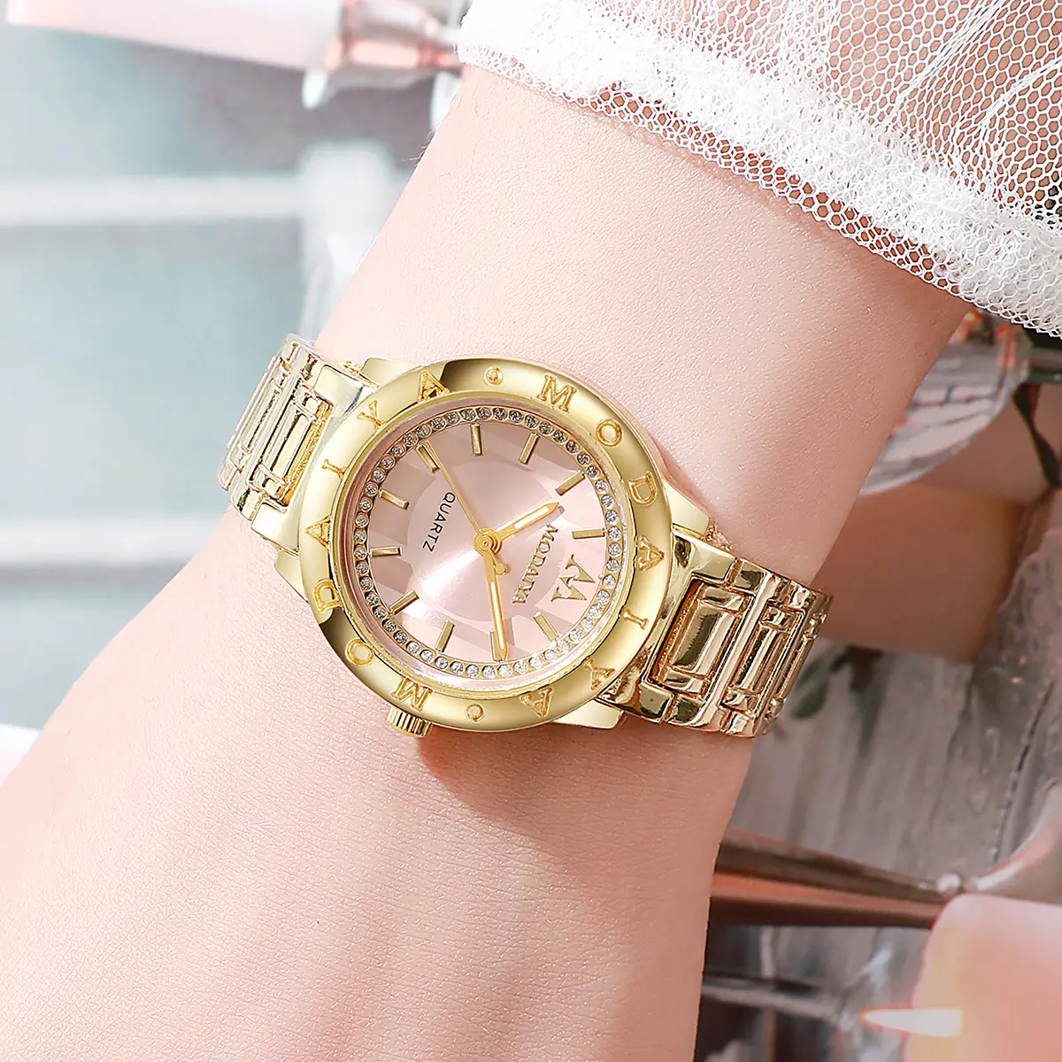 New Luxury Ladies Wristwatches Fashion Diamond Women's Quartz Watches Top Brand Woman's Gifts Clock