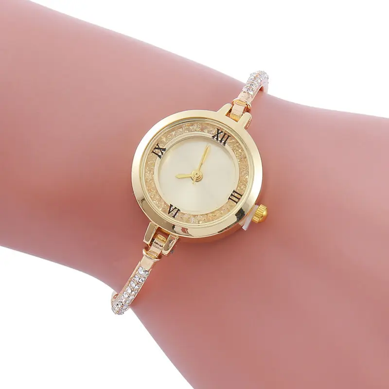 Fashion Luxury Women's Watch Gold Fine Strap Ladies Watch For Bracelet Montre Femme Female Wrist Watch Women Clock Relojes