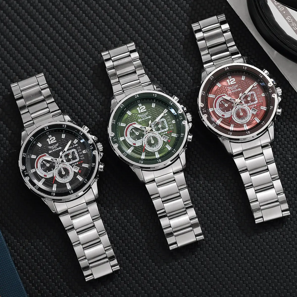 Fashion Men Quartz Wrist Luxury Classic Watches Multi functional Stainless Steel Business Casual Sport Wristwatch Clock