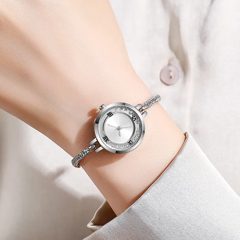 New Fashion Rhinestone Women's Watch Fine Strap Female Analog Quartz Watches Clock Gift Reloj Mujer
