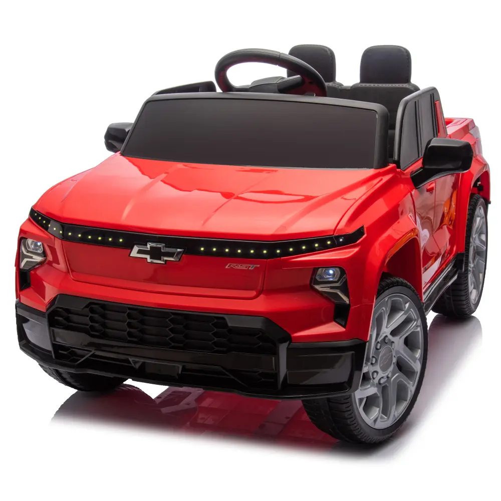 24V Kids Ride on Car, 4 Wheel Suspension, LED Lights, Bluetooth, Speed ​​2.49-3.73MPH Kids Cars Electric in Ride On
