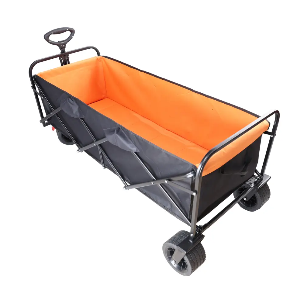 Large Capacity Folding Cart Extra Long Extender Folding Cart  Carrito Plegable Con Ruedas  Carretilla Plegable