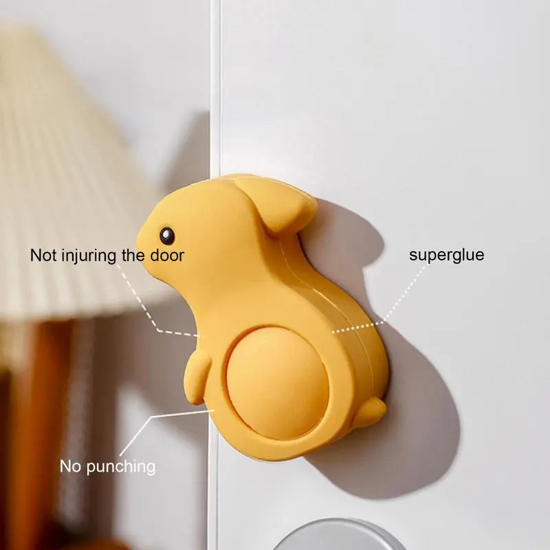 Baby Safety Door Finger Pinch Guard Cartoon Animal Security Door Stopper Foam Finger-Proof Prevents Slamming Door Locked In Room