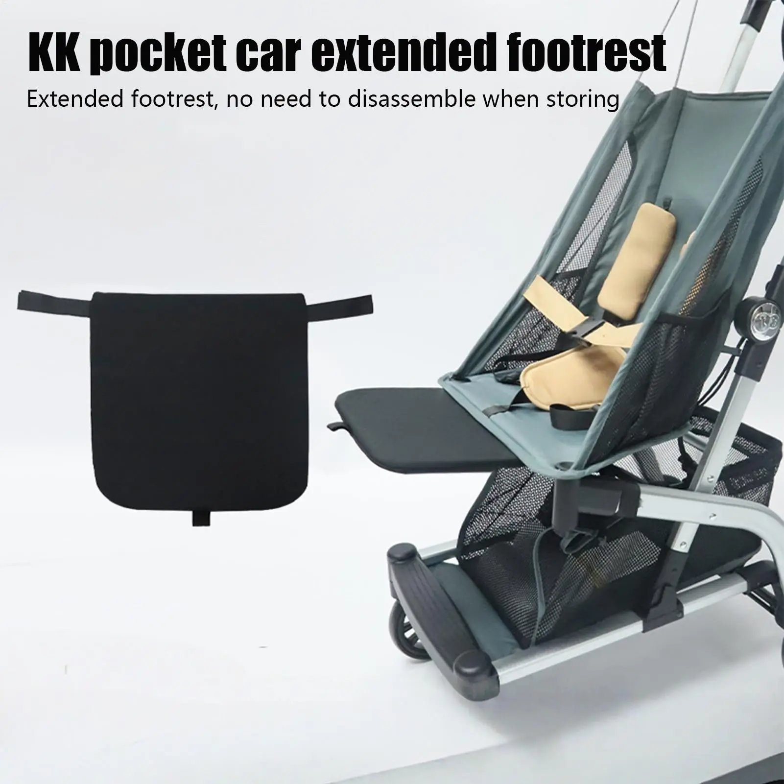 baby Stroller Footrest Leg Rest Board Connector Support Attachment for Outdoor Travel Seat Liners Pushchair Accessories