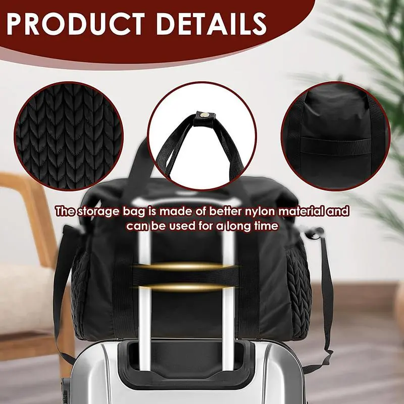 Large Capacity Diaper Bag Mommy Tote with Pacifier Case Reusable Travel Accessories Child Supplies for Home Travel