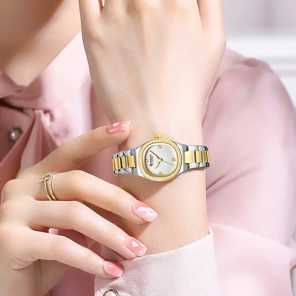 Minimalism Elegant Lady Watches Silver White Stainless Steel Narrow Strap Casual Dress Watches for Women Waterproof Top Brand