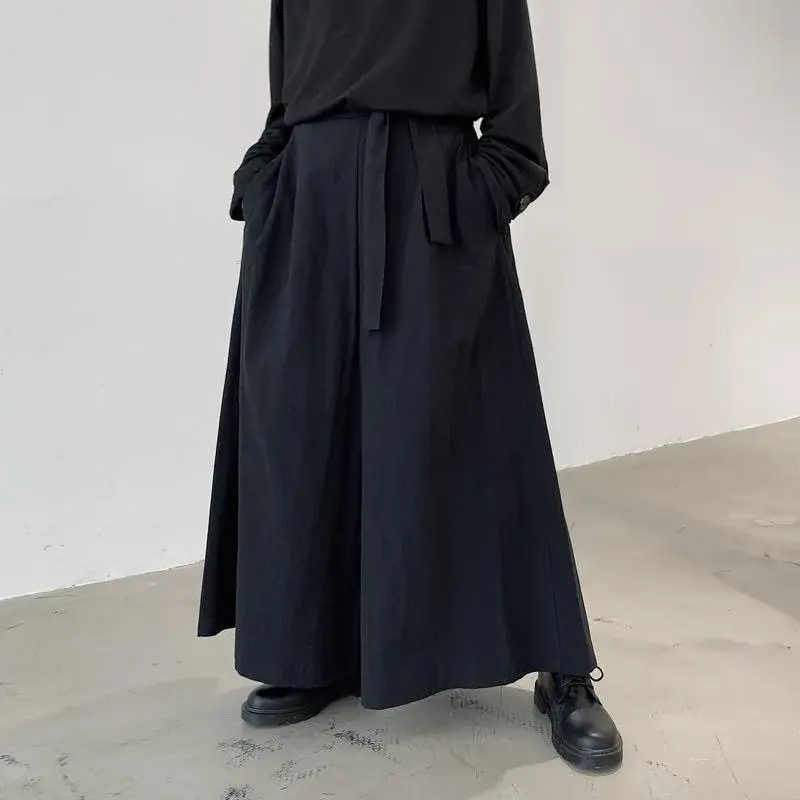 Janpan Fashion Harajuku YY Baggy Pants for Men Women Y2k Samurai Style Unisex Trousers Streetwear Gothic Punk Stylish Clothing