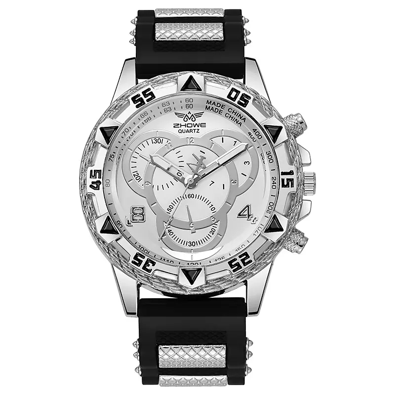 Luxury Gold Bear Watch 2025 Quartz Watch Men Military Watches Sport Wristwatch Silicone Fashion Hours