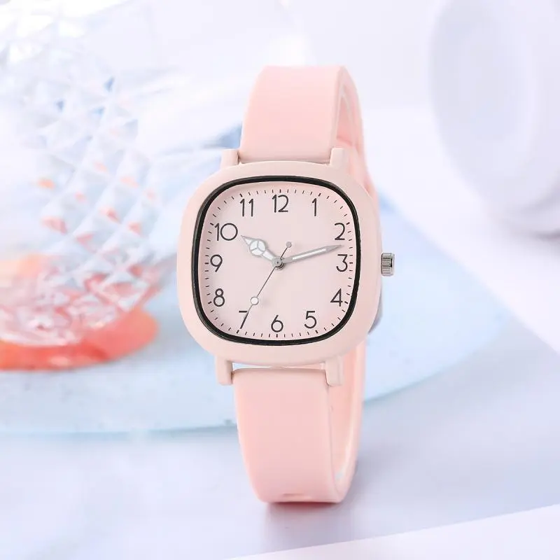 Fashion Women's Watch Silicone Strap Wristwatch Quartz Watches For Women Clock Ladies Watch Gift Reloj Mujer