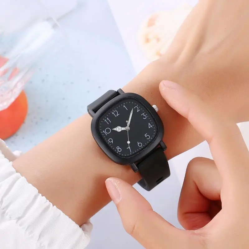 Fashion Women's Watch Silicone Strap Wristwatch Quartz Watches For Women Clock Ladies Watch Gift Reloj Mujer