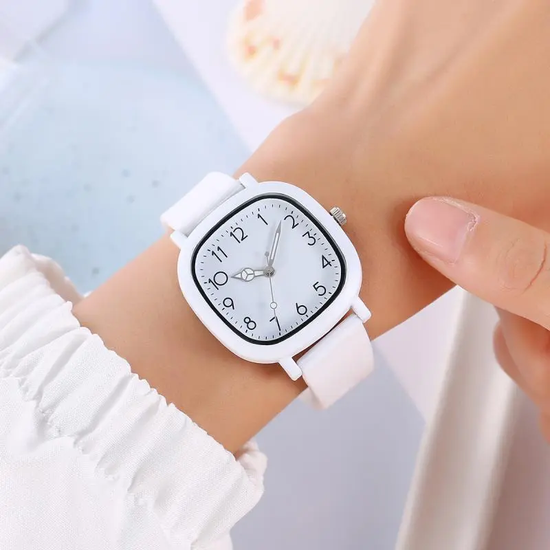 Fashion Women's Watch Silicone Strap Wristwatch Quartz Watches For Women Clock Ladies Watch Gift Reloj Mujer