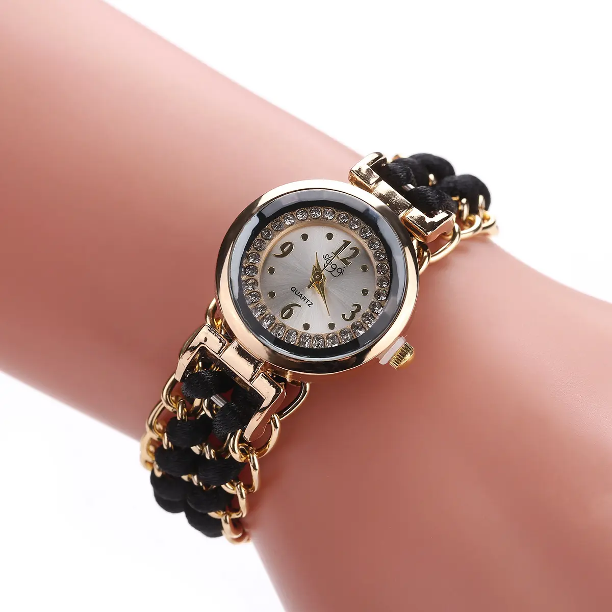 Fashion Women Watches Knitting Rope Chain Winding Analog Quartz Wrist Watch Simple Ladies Casual Clock Relogio Feminino Gifts
