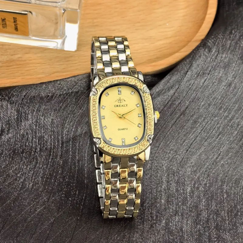 Fashion Square Women's Watches Brand Ladies Quartz Wristwatch Classic Silver Simple Femme Steel Band relogio feminino Gift