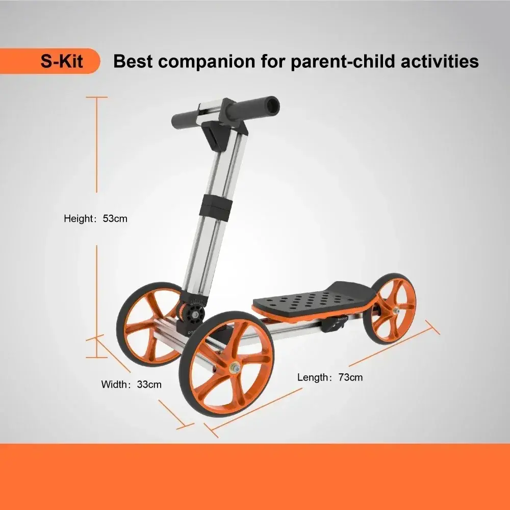 Constructible Kit 20 in 1 Kids Balance Bike No Pedals Toys for 1 to 4 Year Old Engineering Building Kit Scooter Not Electric