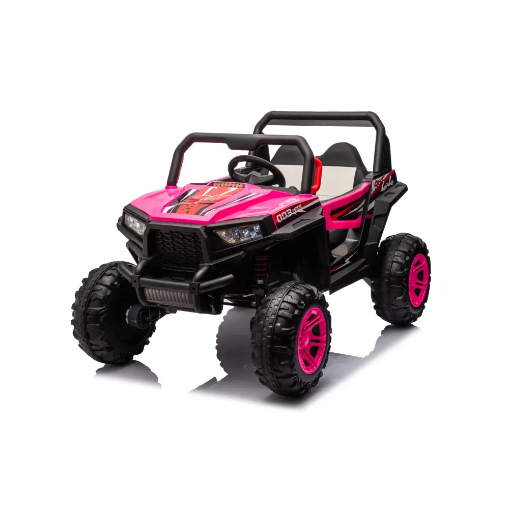 12v7a* Children's Electric Car, Power Display, Safety Belt, Four-wheel Drive Electric Car, Suitable for Children To Ride 2 Seats