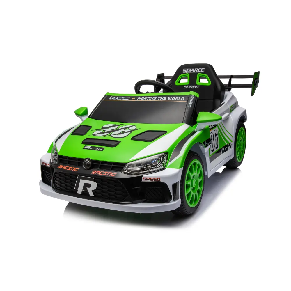 Kids Cars Electric in Ride on12V4A 20W*2 One Button Start,two Doors Can Open 2.4G R/C, Seat Belt Four Wheel Absorber Ride on Car