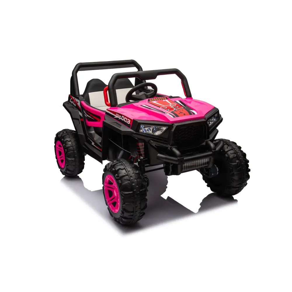 12v7a* Children's Electric Car, Power Display, Safety Belt, Four-wheel Drive Electric Car, Suitable for Children To Ride 2 Seats