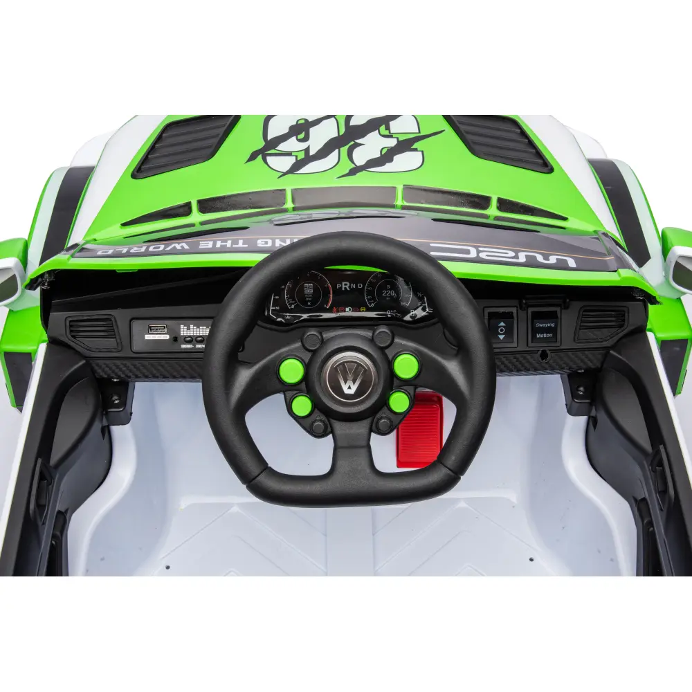 Kids Cars Electric in Ride on12V4A 20W*2 One Button Start,two Doors Can Open 2.4G R/C, Seat Belt Four Wheel Absorber Ride on Car