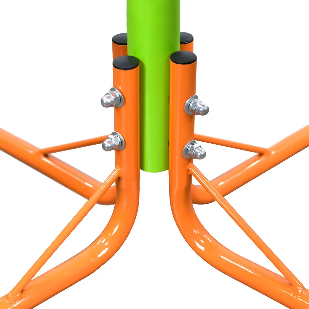 360 degree rotating sturdy plastic seat seesaw for kids seesaw blue and green for kids age 3+