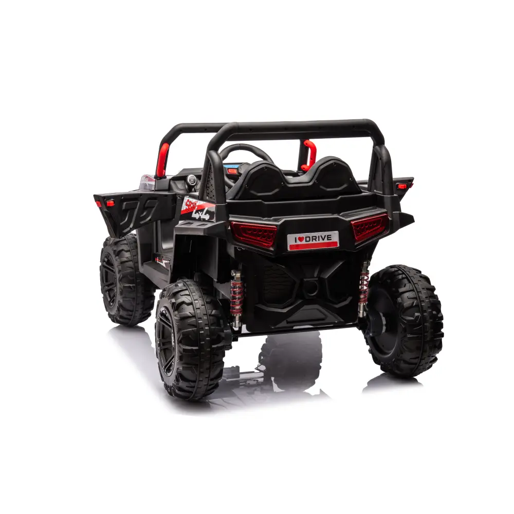 Kids Cars Electric in Ride on 12v7a*2 30w*4 Four-wheel Drive Leather Seat One Button Start, 2.4G R/C, Seat Belt  electric car