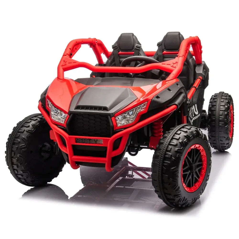 24VTwo-seat Kids' Ride-on UTV,20-inch Seat Width, 400W Super Power, Suitable for Children Over 3 Years Old.Children Electric Car