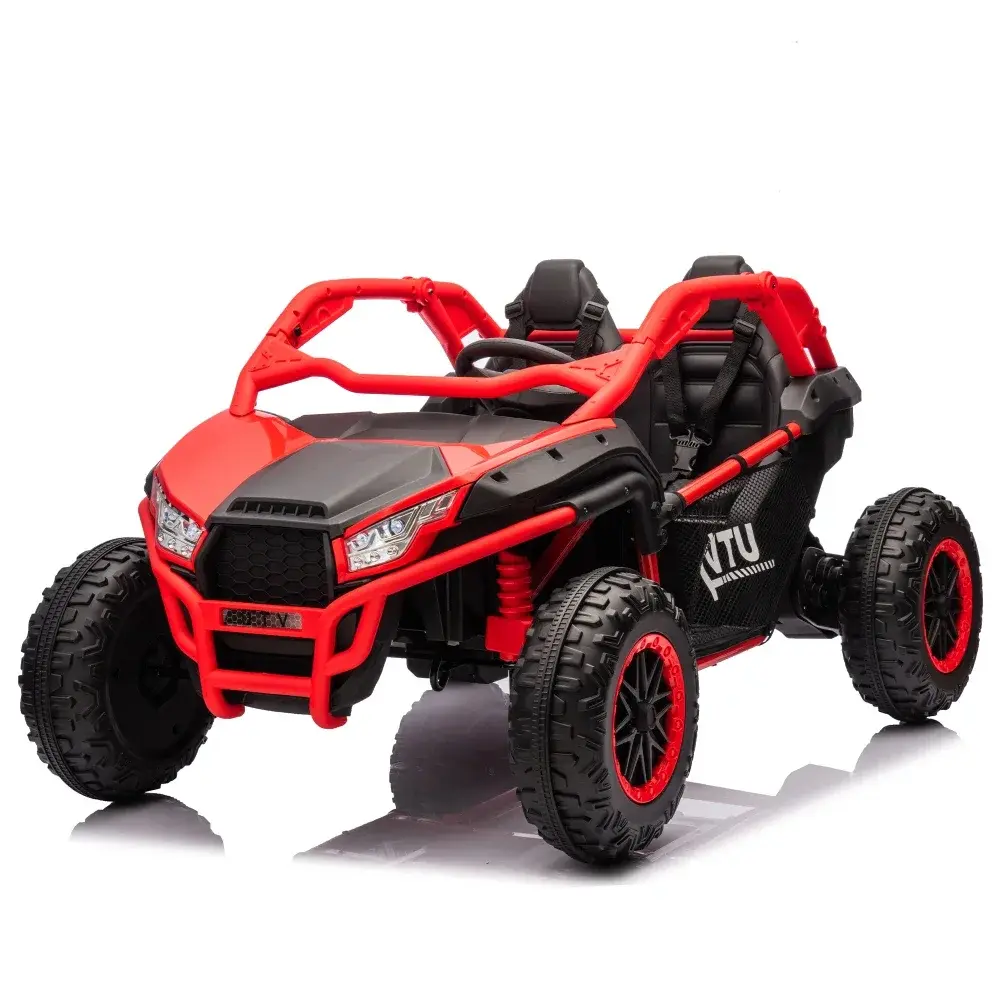 24VTwo-seat Kids' Ride-on UTV,20-inch Seat Width, 400W Super Power, Suitable for Children Over 3 Years Old.Children Electric Car