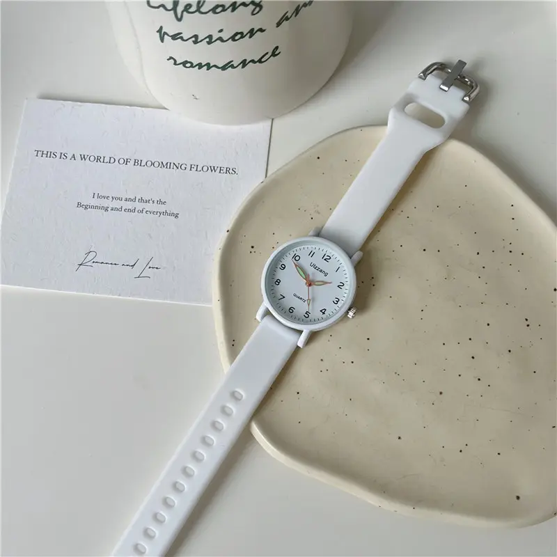 Classic Simple Watch for Kids Fashion Silicone Strap School Student Sport Casual Wristwatch Boys Girls Children Watches Gifts