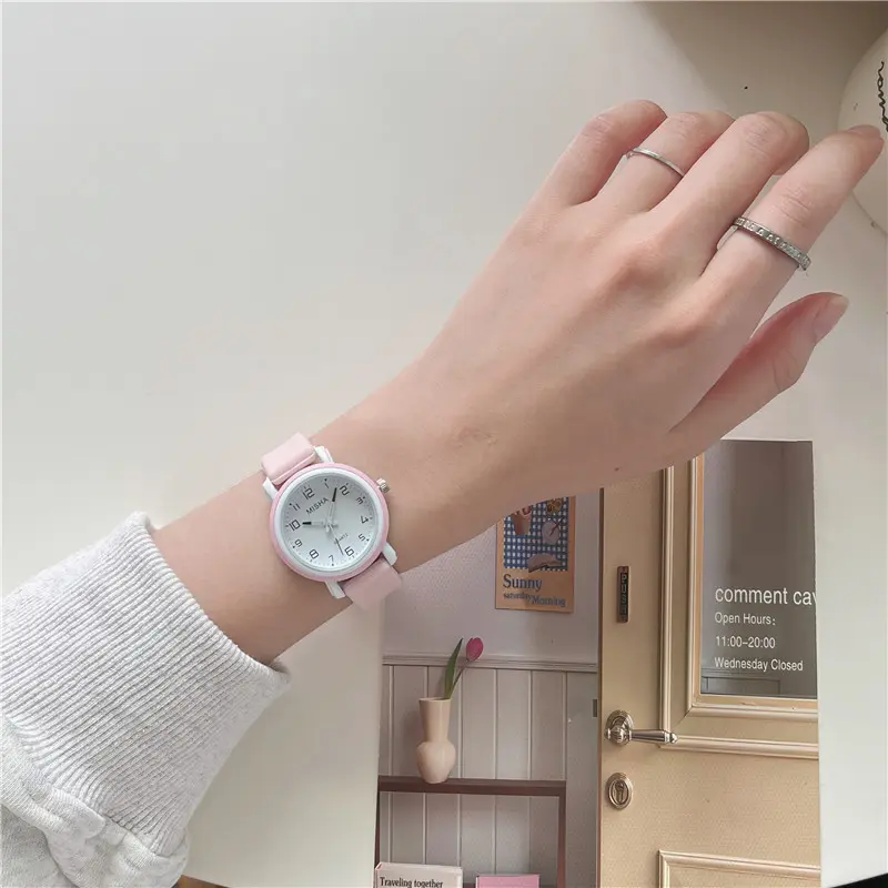 Casual Children Watches Silicone Strap Classic Casual Sport Lovely Kids Watches Girls Boys School Student Quartz Wristwatch Gift