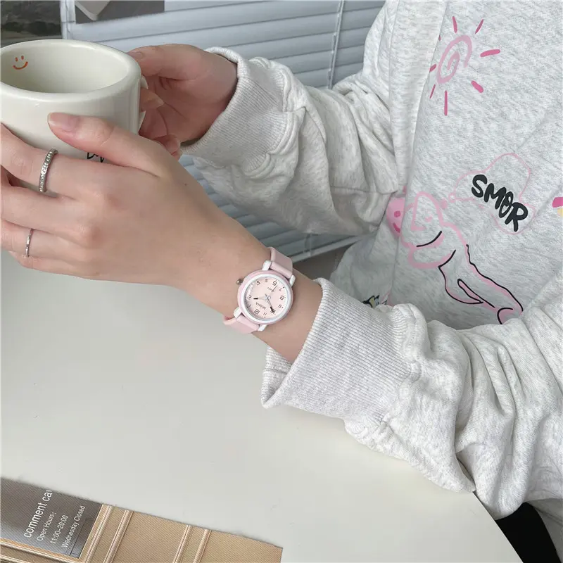 Casual Children Watches Silicone Strap Classic Casual Sport Lovely Kids Watches Girls Boys School Student Quartz Wristwatch Gift