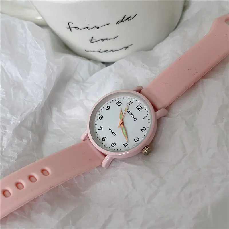 Classic Simple Watch for Kids Fashion Silicone Strap School Student Sport Casual Wristwatch Boys Girls Children Watches Gifts