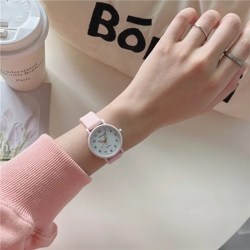 Classic Simple Watch for Kids Fashion Silicone Strap School Student Sport Casual Wristwatch Boys Girls Children Watches Gifts
