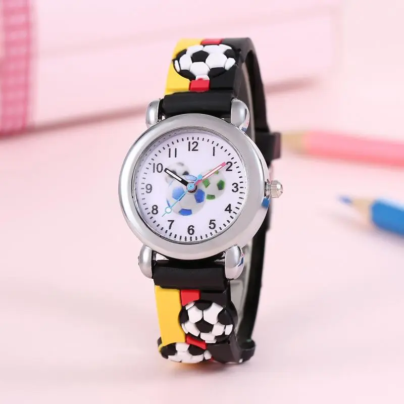 New Fashion Astronaut Pattern Series Children's Watch Color Plastic Tape Boy Girl Student Gift Watch