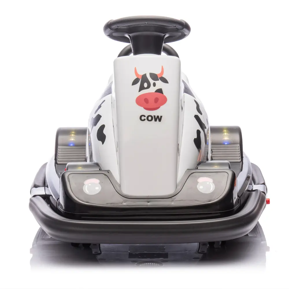 Children's Electric Car, 12V Children's Bumper Car, Collision Triggers Sound and Light, Suitable for Children Aged 3-5 Years Old