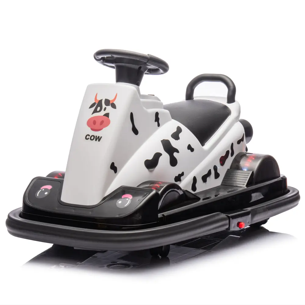 Children's Electric Car, 12V Children's Bumper Car, Collision Triggers Sound and Light, Suitable for Children Aged 3-5 Years Old