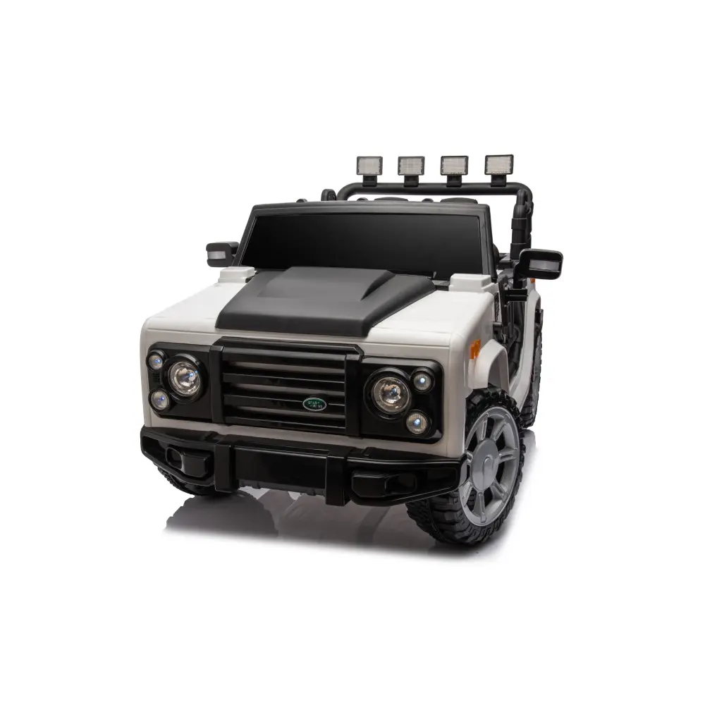 12v7a 30w*2 Four-wheel drive leather seat one button start,two doors can open, 2.4G R/C, seat belt four wheel absorber