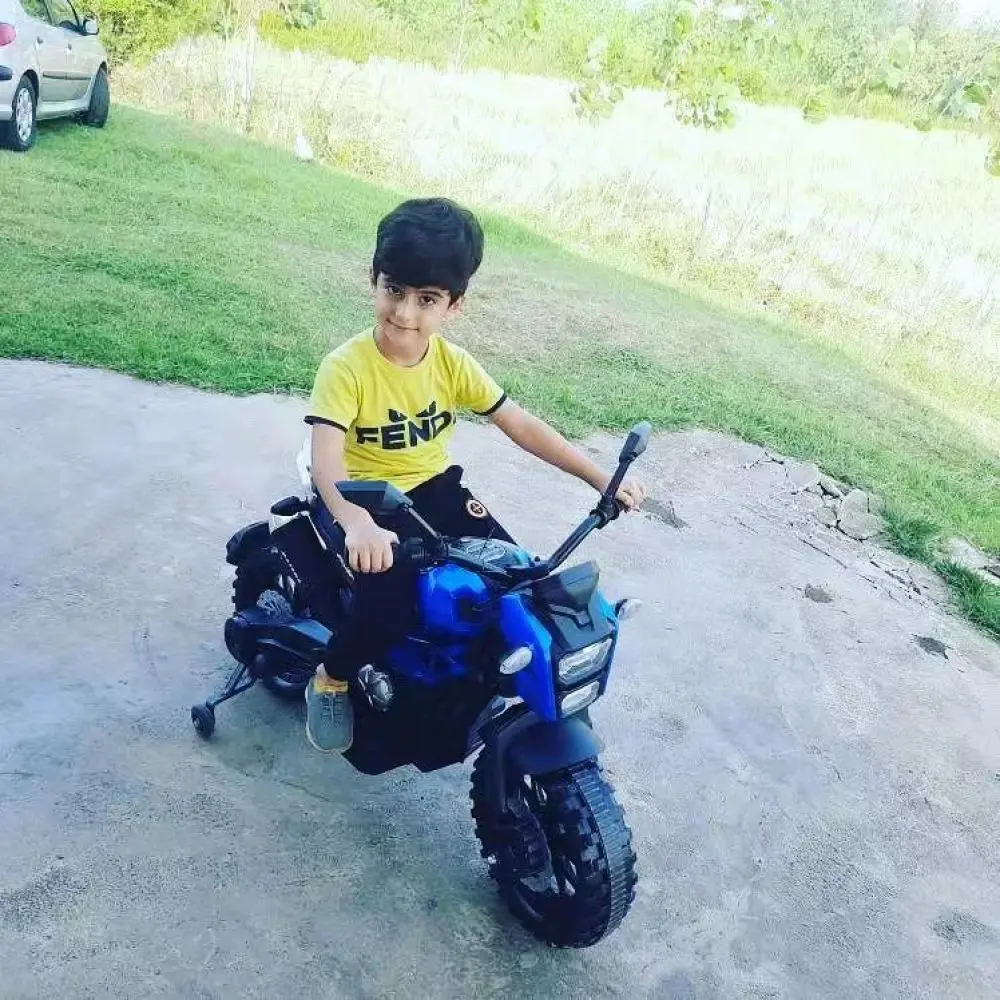 Electric Motorcycle for Kids,12V Electric Dirt Bike with Training Wheels,  Ride on Motorcycle for 3~6 years Boys Girls gift
