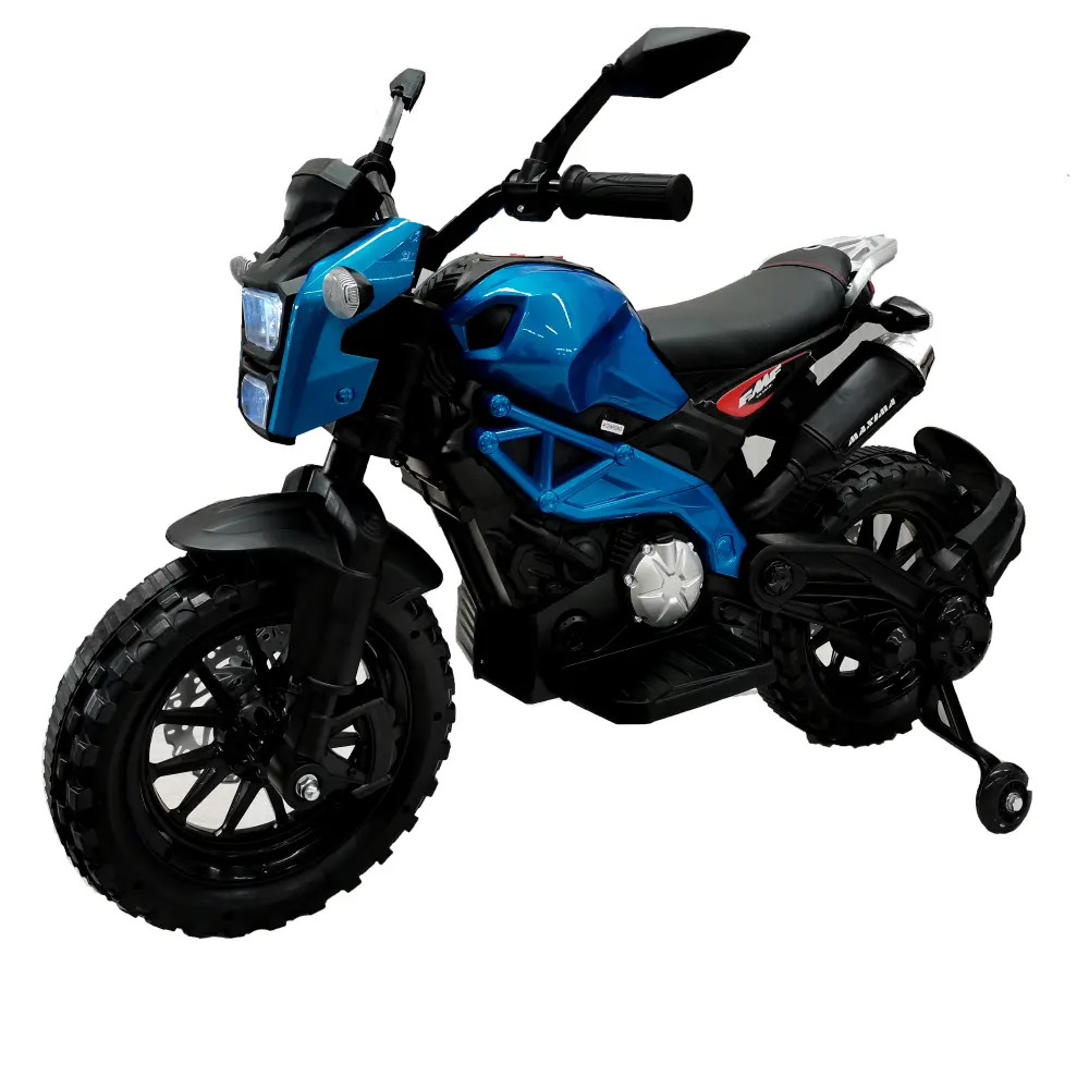 Electric Motorcycle for Kids,12V Electric Dirt Bike with Training Wheels,  Ride on Motorcycle for 3~6 years Boys Girls gift