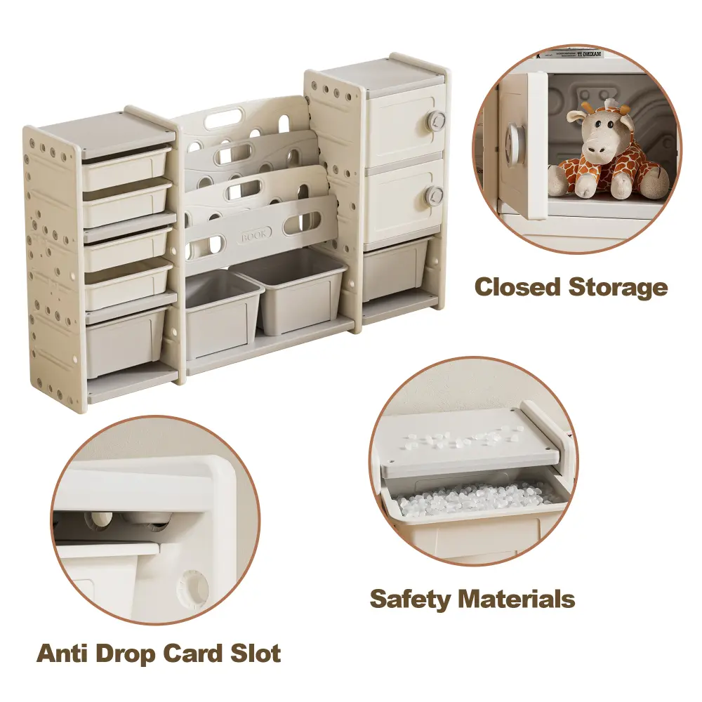 Children's Toy Storage Cabinet, Detachable Toy Box, Children's Bookshelf and Toy Storage Storage  Storage Box