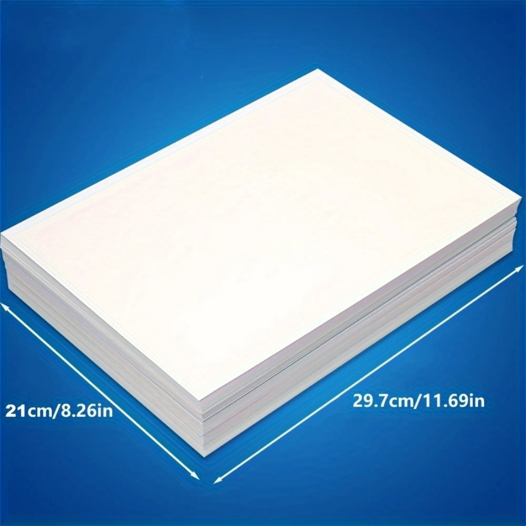 4000 Sheets of A4 White Paper, Suitable for Copying, Printing, and Writing, 500 Sheets Per Pack,8 Packs