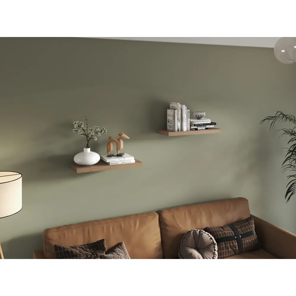 31.5 Inch Wide Floating Shelves (Set of 2), Bedroom Decorative Shelves, Bathroom Storage Shelves, Living Room Bookshelves