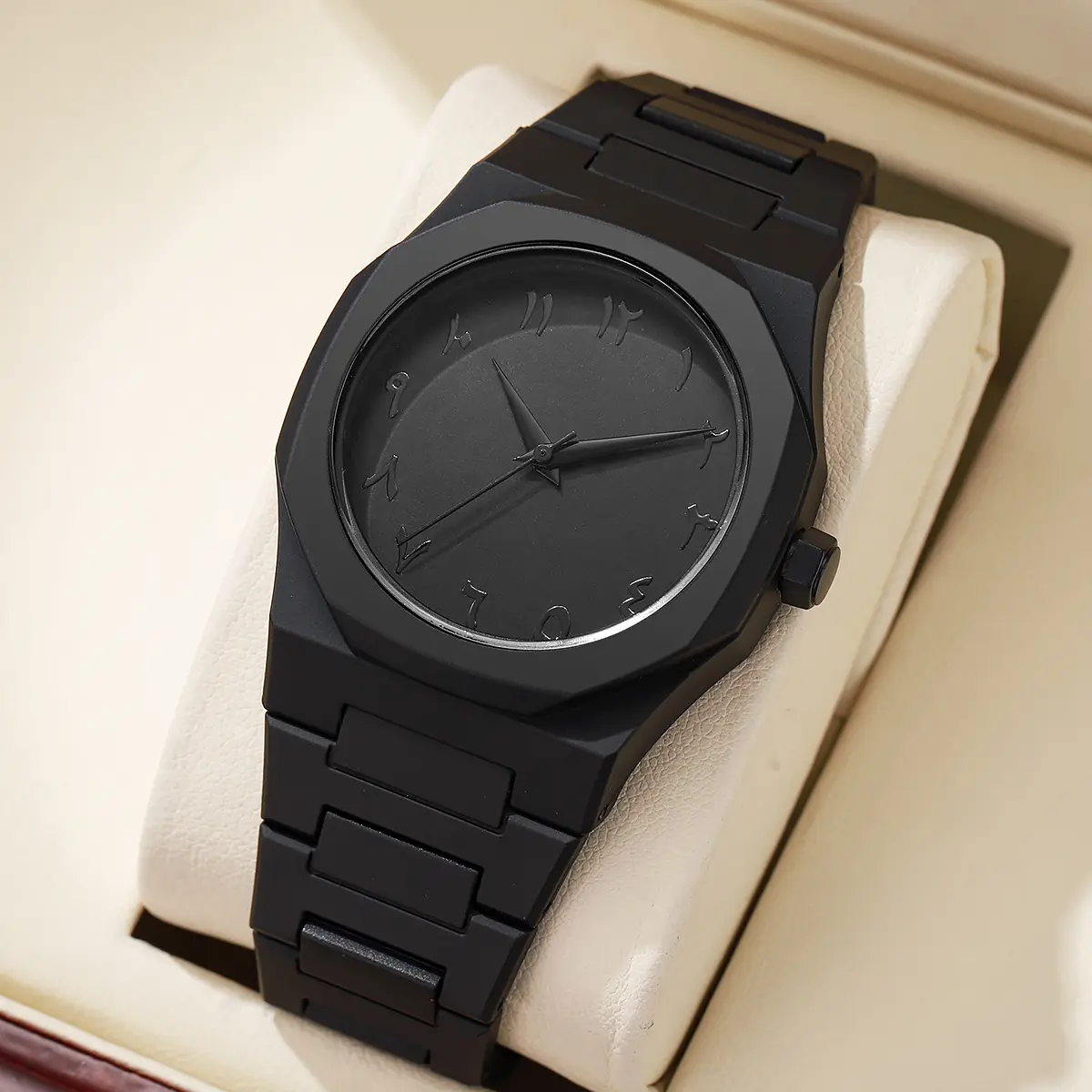 2025 New Trend Men Creative Watch Fashion Silicone Black Business Style Arabic Digital Creative Military Quartz Sports Watches