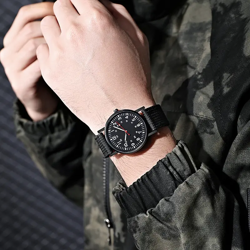 Luxury Brand Watch Men Leather Sports Watches Men's Army Military Quartz Wristwatch Male Clock Relogio Masculino Reloj Hombre