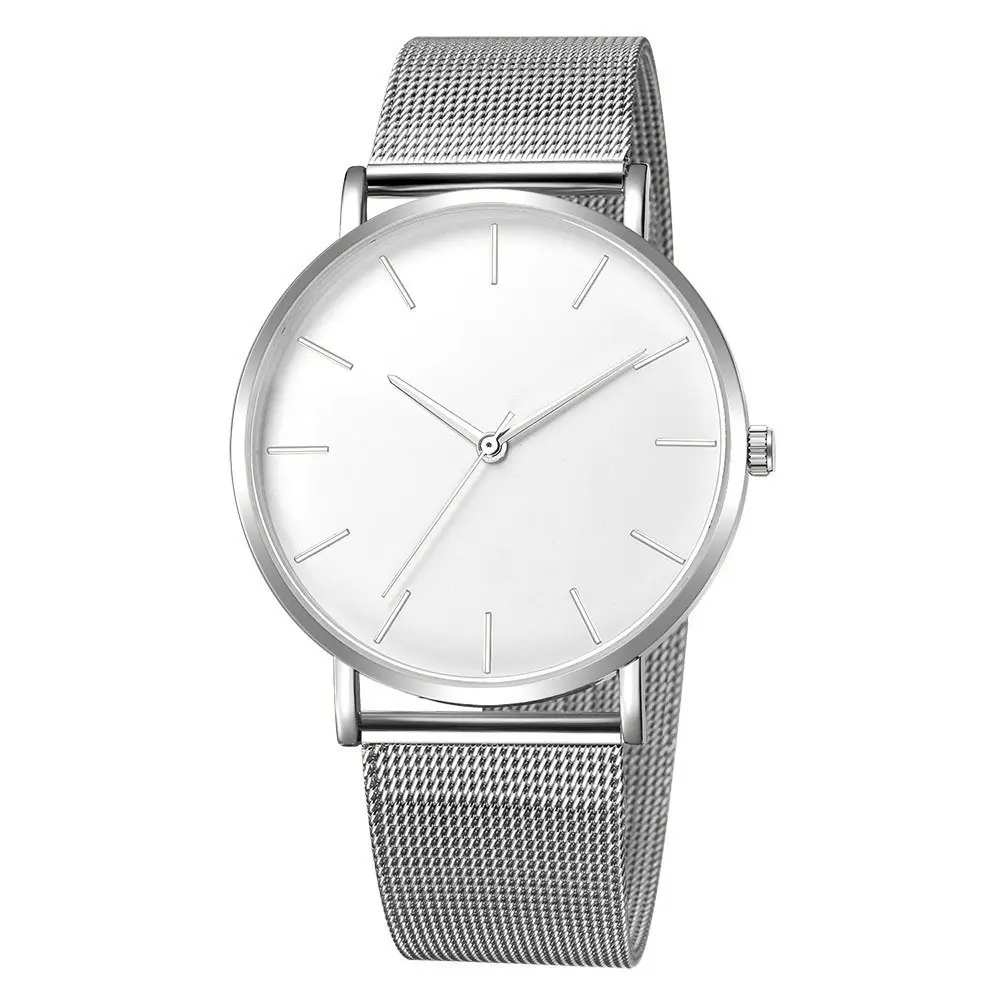 Mens Watches Luxury Sport Wrist Watch Men's Watches Fashion Casual Quartz Classic Mesh Slim Strap WristWatches