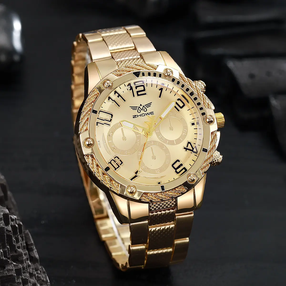 Men Business Watches Fashion Stainless Steel Band Male's Quartz Watch