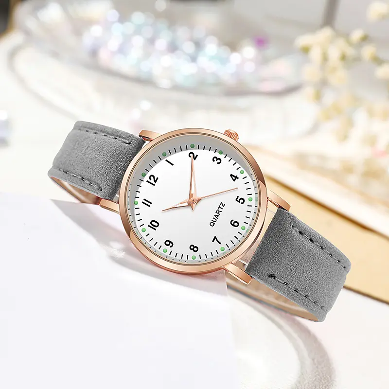 Fashion Watch For Women Leather Belt Watches Ladies Luxury Analog Quartz Luminous Wristwatch Clock Relogio Feminino