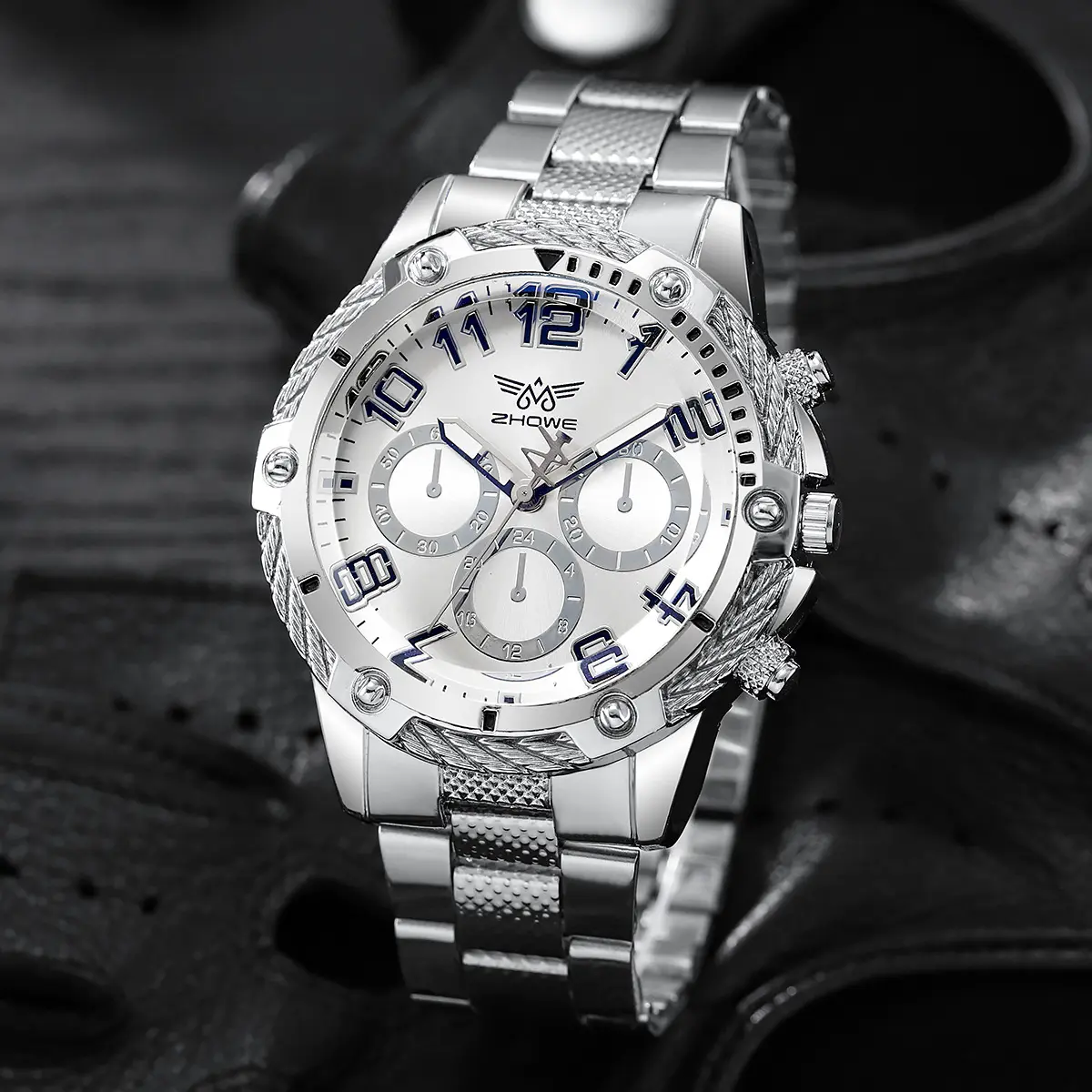 Men Business Watches Fashion Stainless Steel Band Male's Quartz Watch