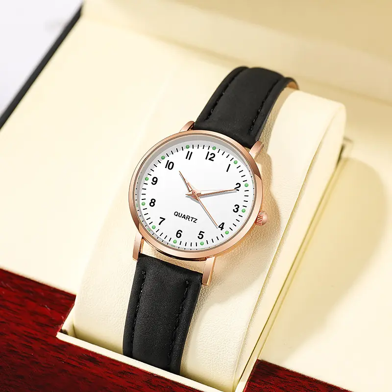 Fashion Watch For Women Leather Belt Watches Ladies Luxury Analog Quartz Luminous Wristwatch Clock Relogio Feminino